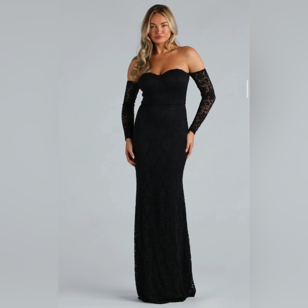 Windsor off the shoulder lace dress